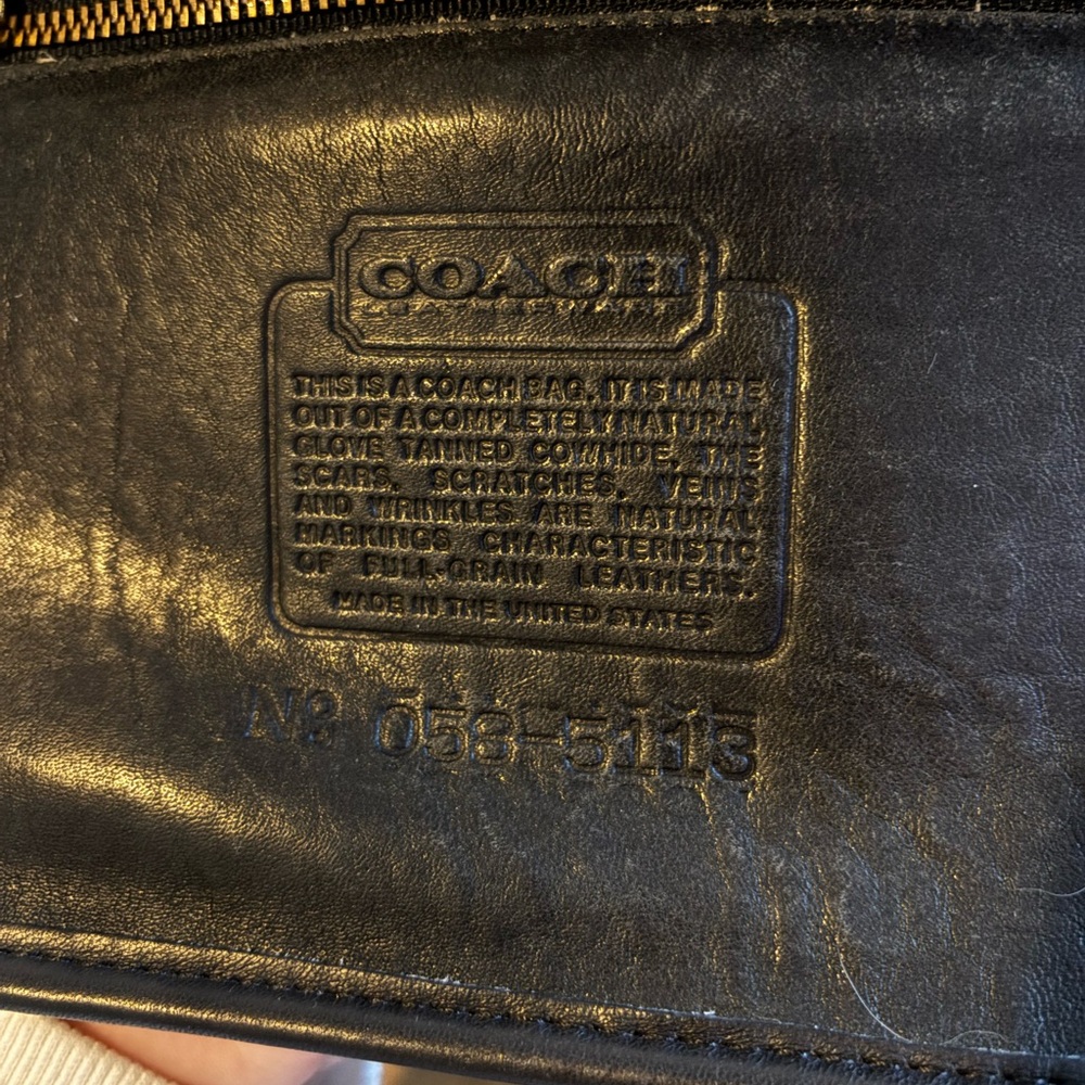 Vintage Coach Oliver Bag Black Leather Crossbody USA Made - Picture 10 of 14